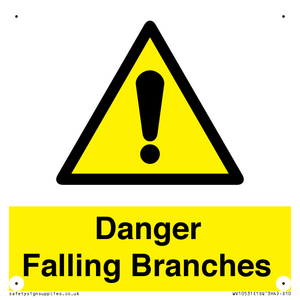 Danger Falling Branches